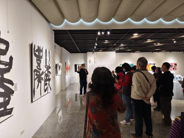 於同生知命書藝展-志工導訓現場 (5)