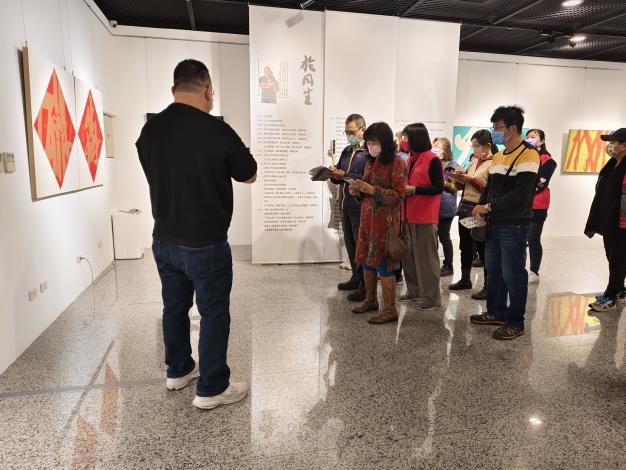 於同生知命書藝展-志工導訓現場 (10)