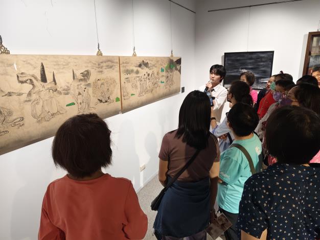 彰化藝術高中師生聯展-志工導訓現場 (15)