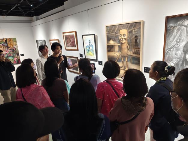 彰化藝術高中師生聯展-志工導訓現場 (29)