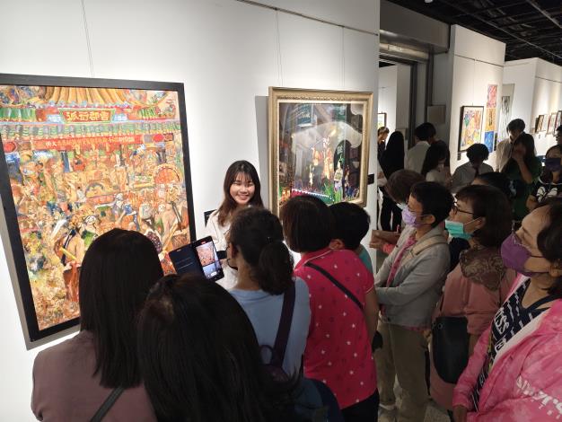 彰化藝術高中師生聯展-志工導訓現場 (23)