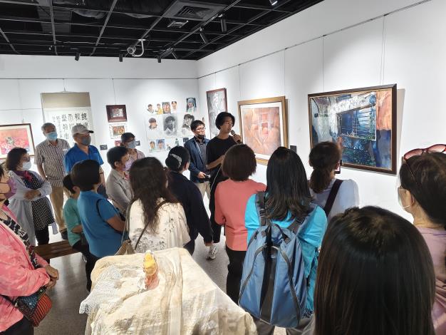 彰化藝術高中師生聯展-志工導訓現場 (4)