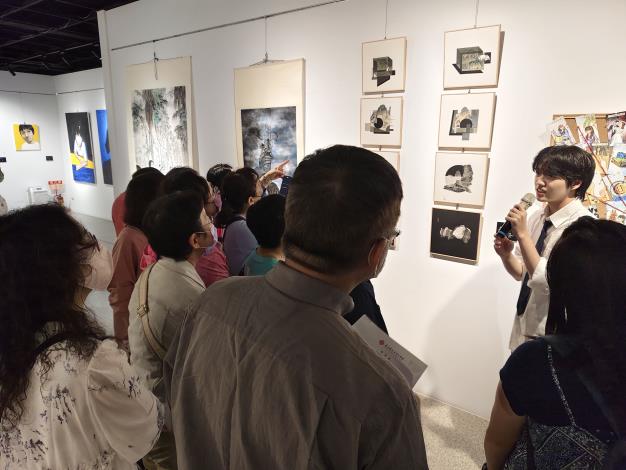 彰化藝術高中師生聯展-志工導訓現場 (14)
