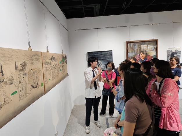 彰化藝術高中師生聯展-志工導訓現場 (16)