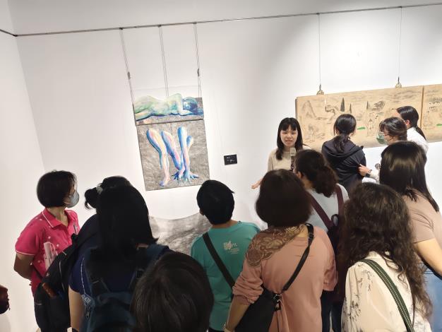 彰化藝術高中師生聯展-志工導訓現場 (18)