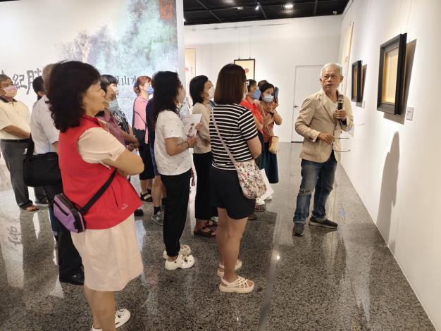 陳永模水墨創作展-志工導訓現場 (6)