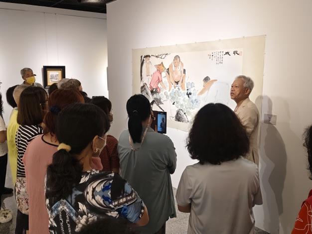 陳永模水墨創作展-志工導訓現場 (10)