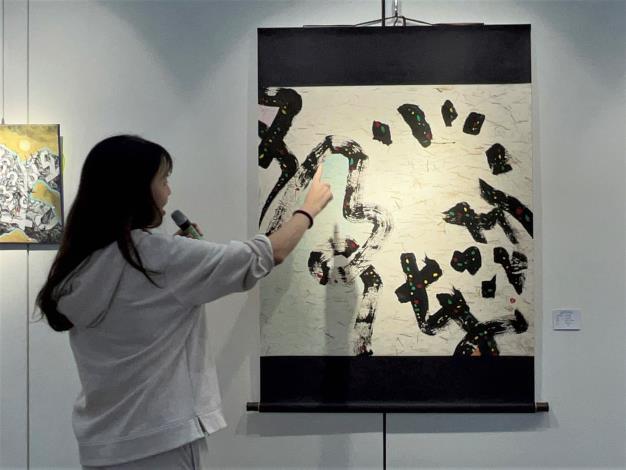 劉蔚霖解說《臺北車站》作品的創作理念