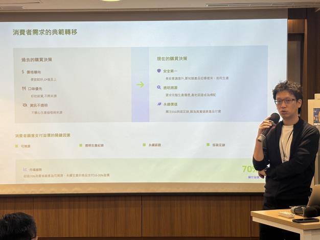 谷林運算股份有限公司馮輝譯創辦人分享AIoT技術導入農業