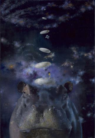 馬如龍 安全降落 Safe Landing 油畫 116.5x91cm 2024