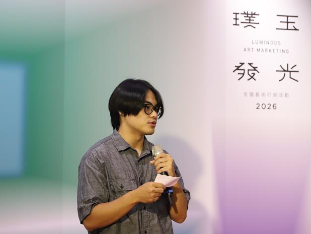 得獎者林冠捷代表致詞