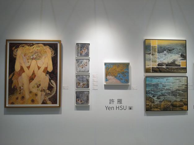 許雁的展出作品