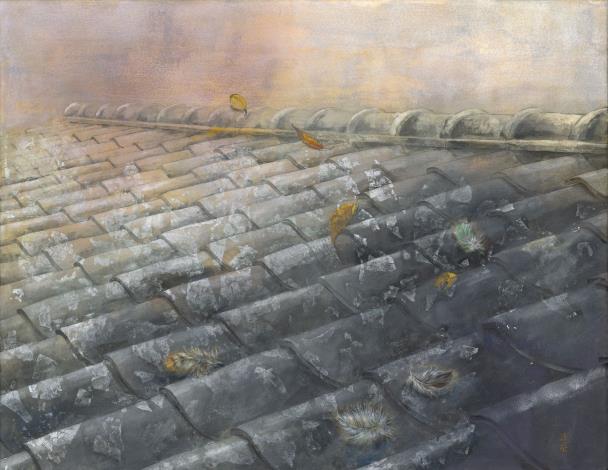 王詩瑩  曦 Dawn Light 膠彩 91x116.5cm 2025