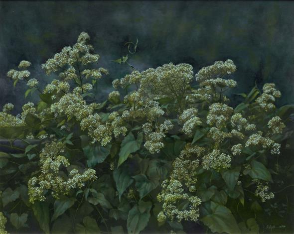 吳瑜桓  蔓延系列之二 援軍  Sprawl Series 2 - Reinforcements 油畫 80x100cm 2024