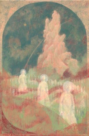 陳奕龍 聖山 Sacred Mountain 壓克力 120x80cm 2025