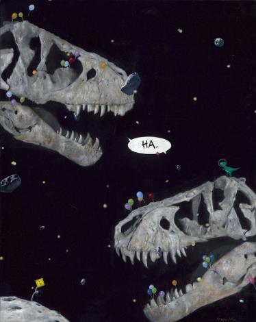 馬如龍 最後我們都笑了 In the End, We All Laughed 油畫 91x72.5cm 2024