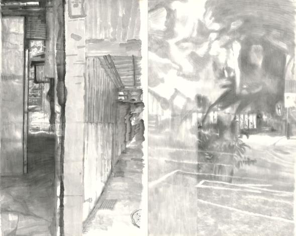 楊子亞  尋找自由的路徑_水墨103x130cm2025