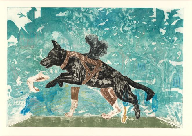 潘奕愷  軍犬二_版畫80x110cm2026