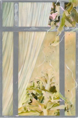 唐珮芸 虛構窗景－初始的慾望_油畫、鏡面紙、環氧樹脂91x60.5cm 2026