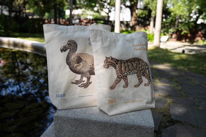 第六次大滅絕帆布袋-渡渡鳥、臺灣雲豹、北方白犀牛