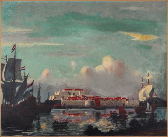 Tokushiro Kobayakawa’s 1935 The View of the Fort Zeelandia’s Dawn