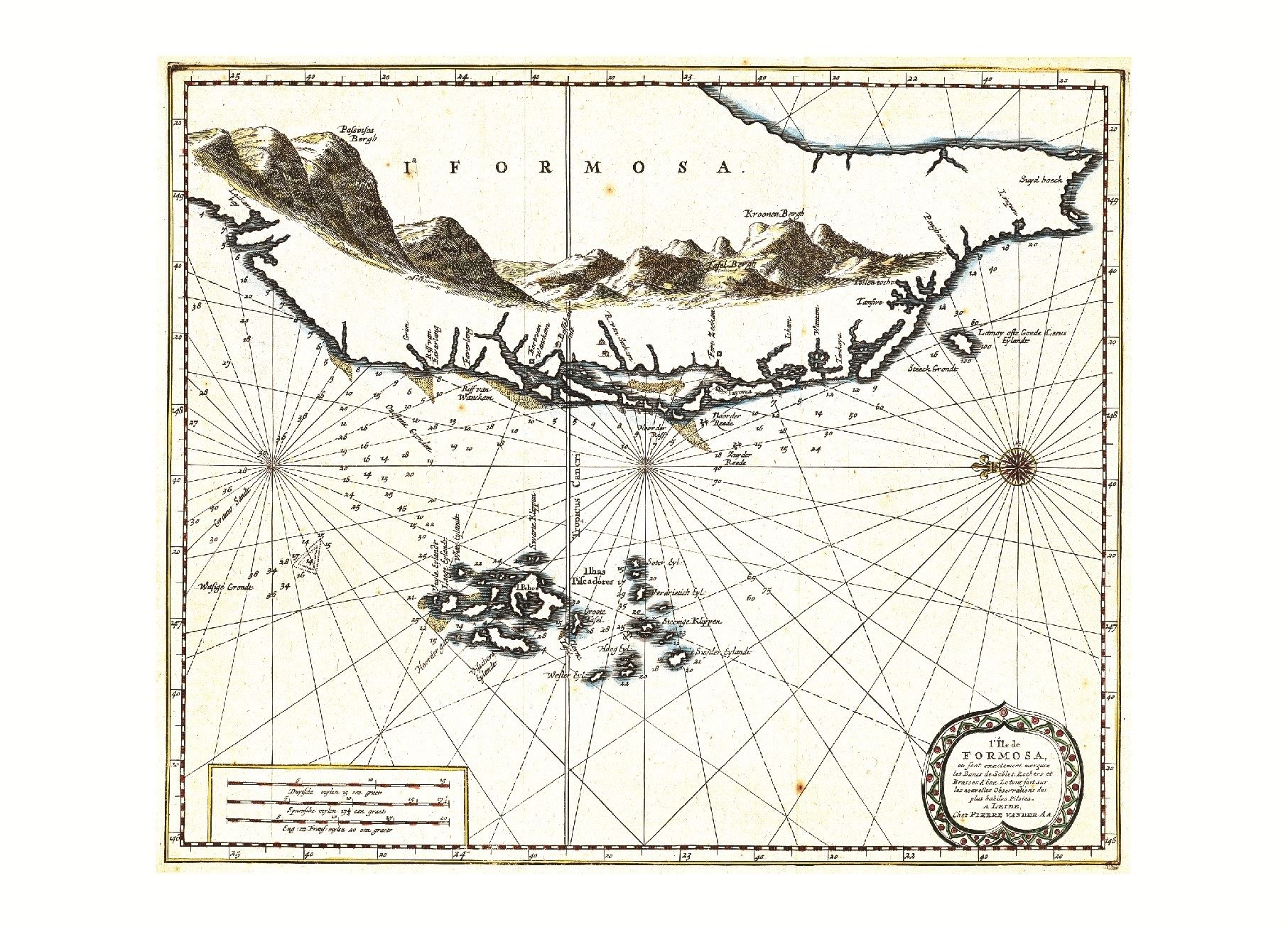 地圖明信片8-福爾摩沙島海圖
