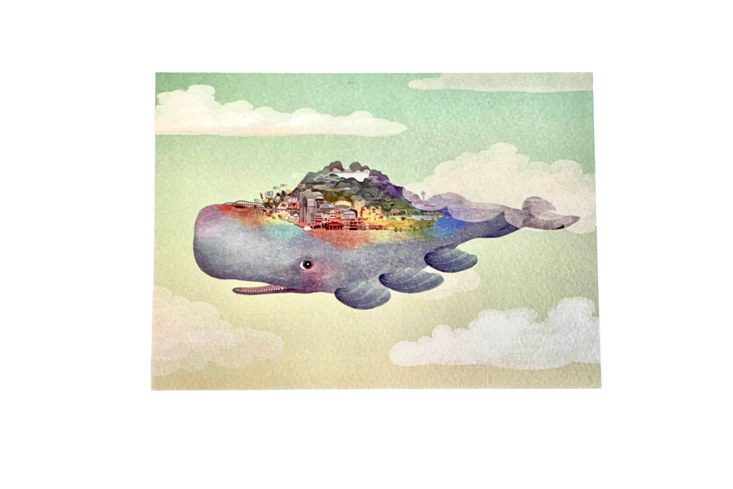 《小鯨魚的臺灣冒險號》明信片