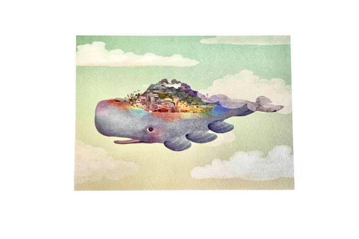 《小鯨魚的臺灣冒險號》明信片