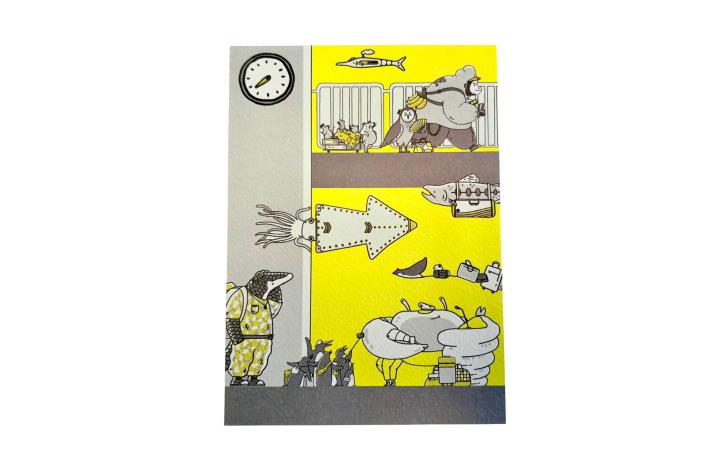 《時光車站》明信片