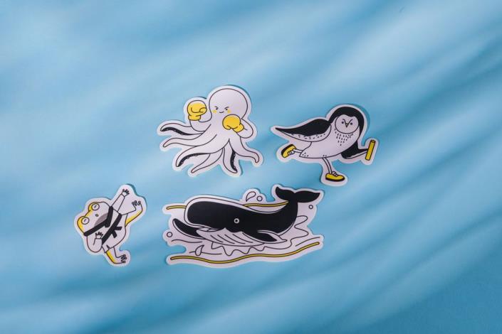 臺灣動力島－貼紙包（水）