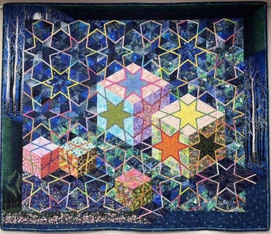 徐旻秀-星空下的魔法盒 207x175cm