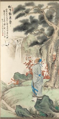 吳文彬 松下聽泉聲  1991