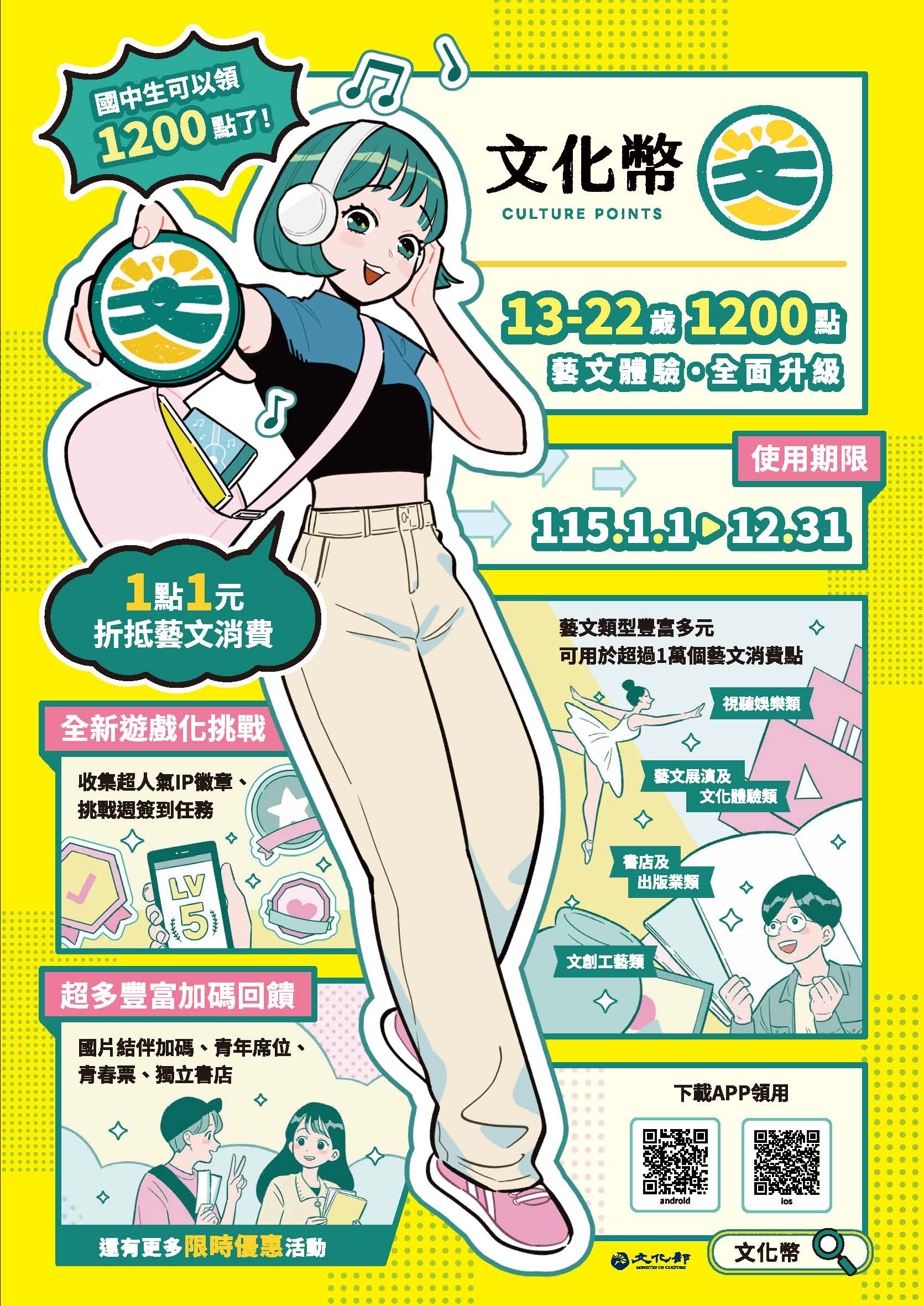 文化幣宣傳海報通用版