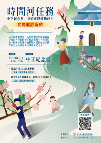 110年國際博物館日實境解謎遊戲「時間河任務」