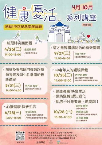112年健康優活系列講座