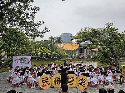 民權國小管樂團多次榮獲臺北市管樂合奏第1名
