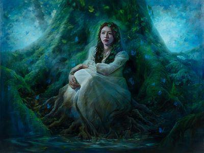 油畫類中山獎_李梓維_共生形─生根於靜默的綠影_130x162_2024