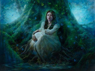 油畫類中山獎_李梓維_共生形─生根於靜默的綠影_130x162_2024