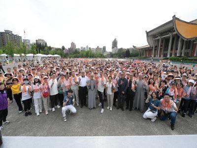 「跑步好好，國館RUN起來」活動全體合影