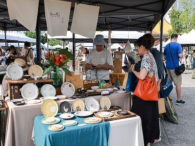 8.「陶之市文創市集」大小朋友一同在中山文化園區享受快樂的週末午後時光