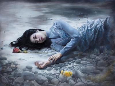 Chungshan Award for Oil Painting _Liao Min-ru, “Lost and Stranded”