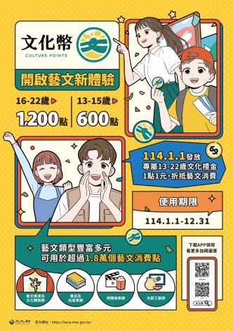 文化幣宣傳海報
