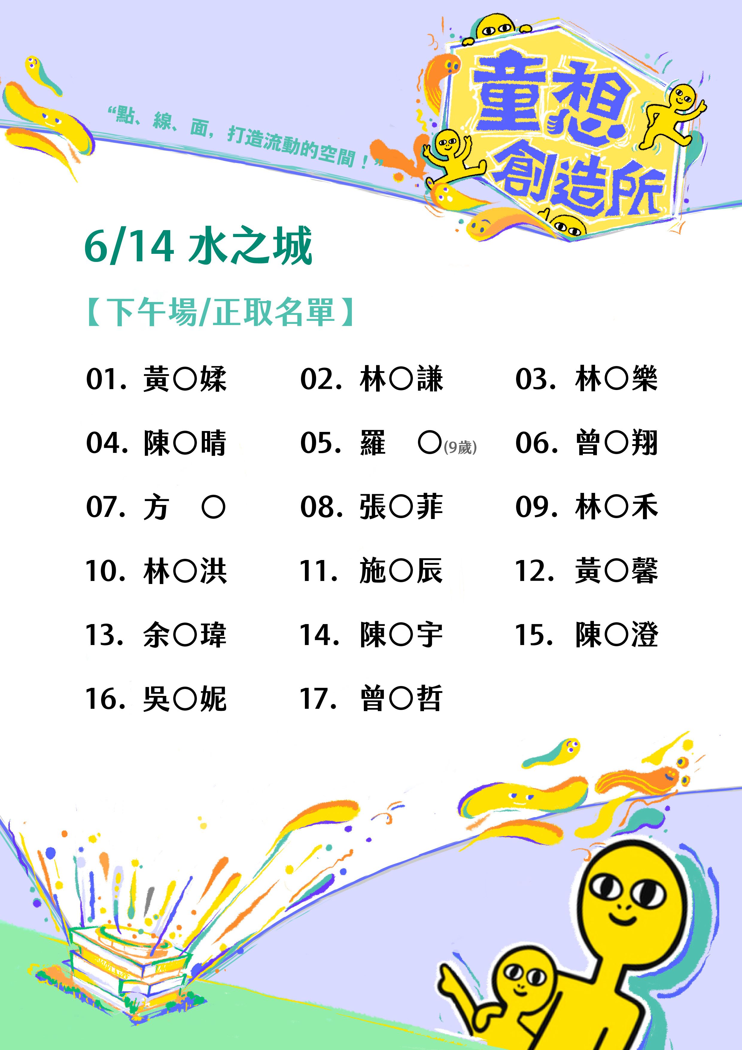兒未館-水之城-錄取名單-下午.正取v1