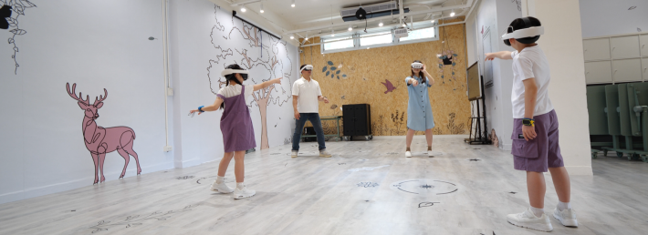 沉浸式VR互動遊戲來囉！歡迎親子來願景館體驗—8月場次開放預約