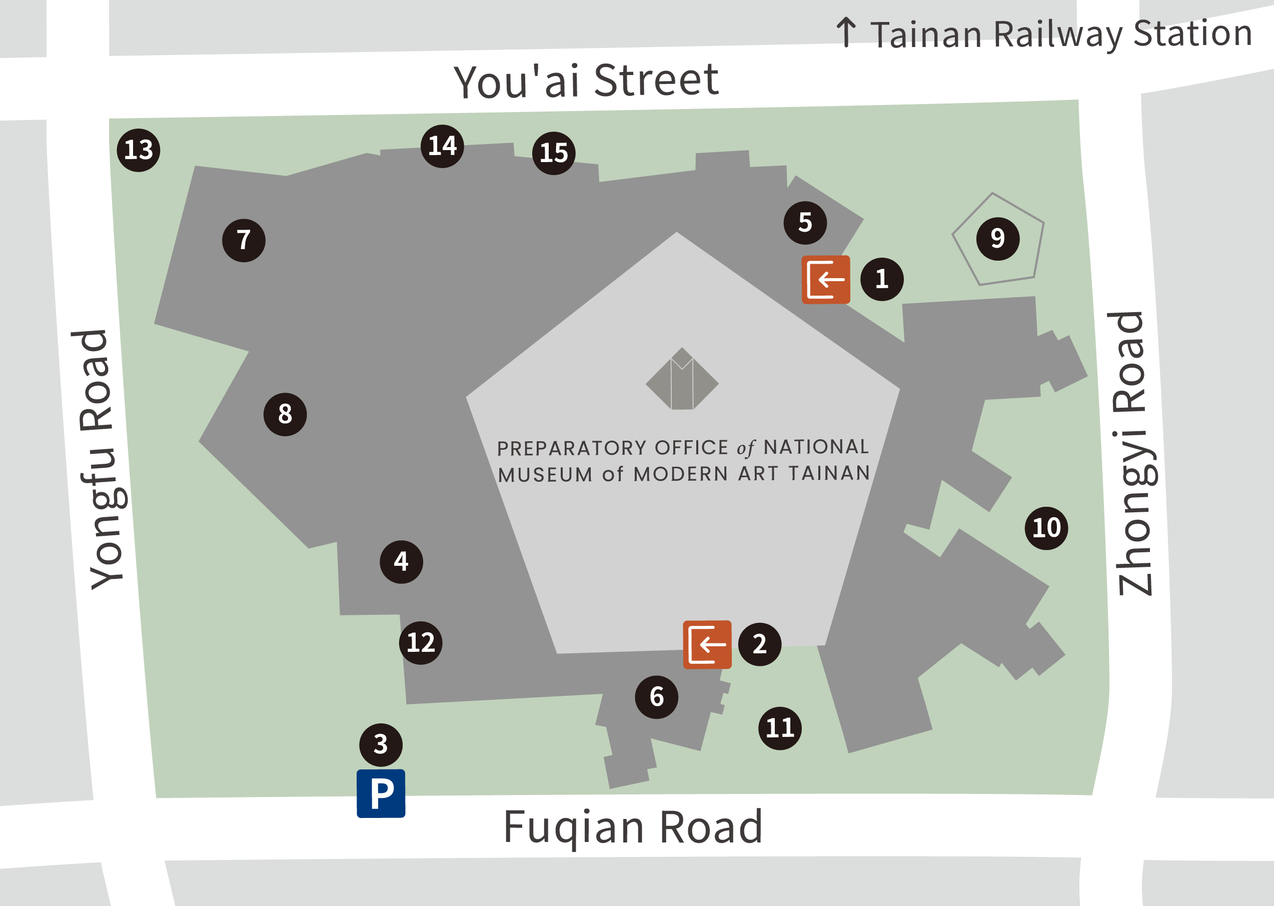 Tainan Art Museum Map