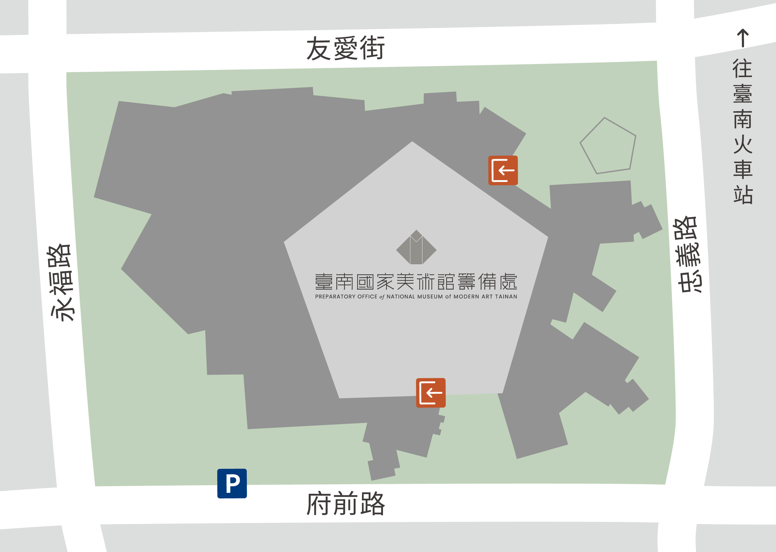 臺南美術館地圖