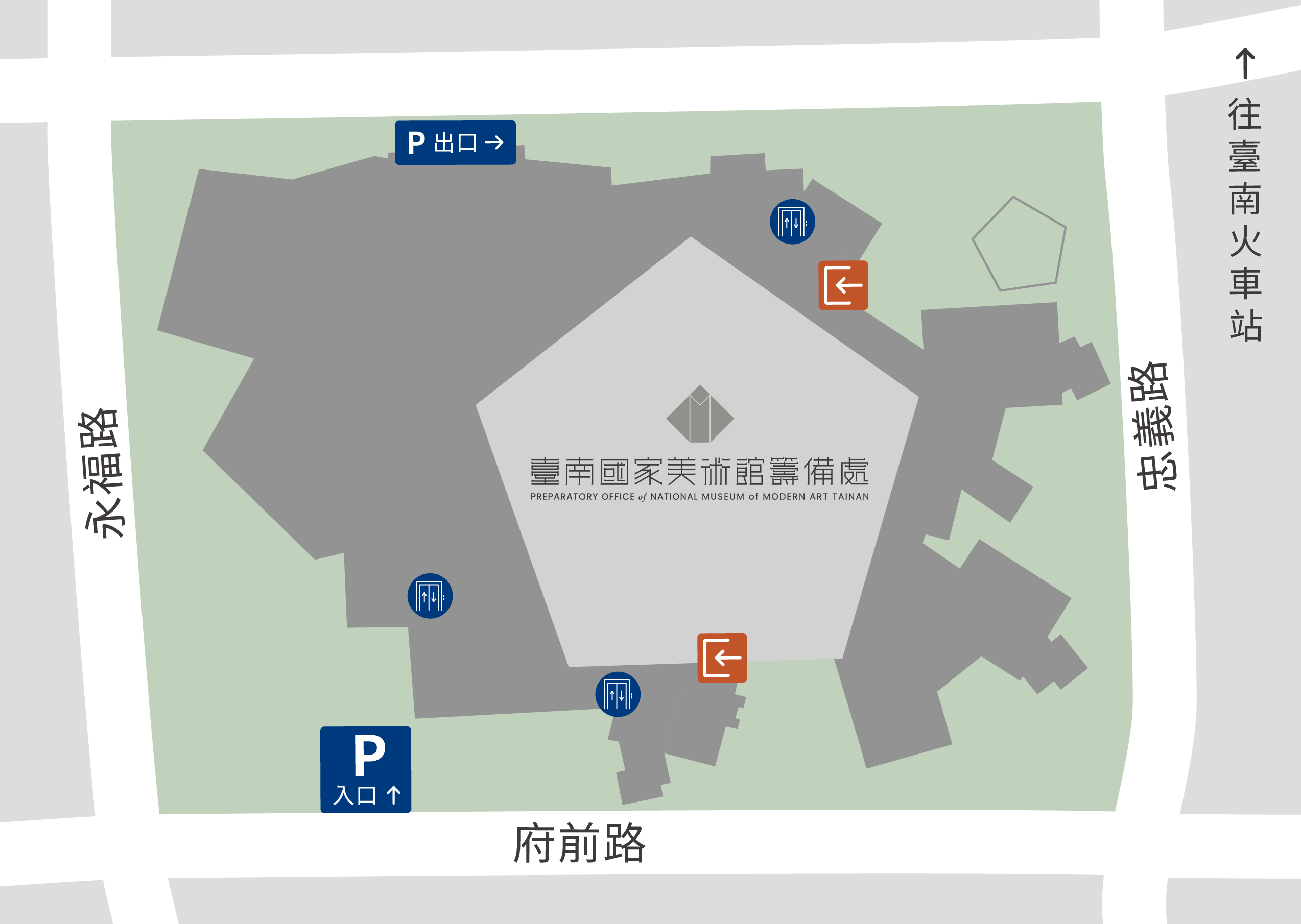 臺南美術館地圖