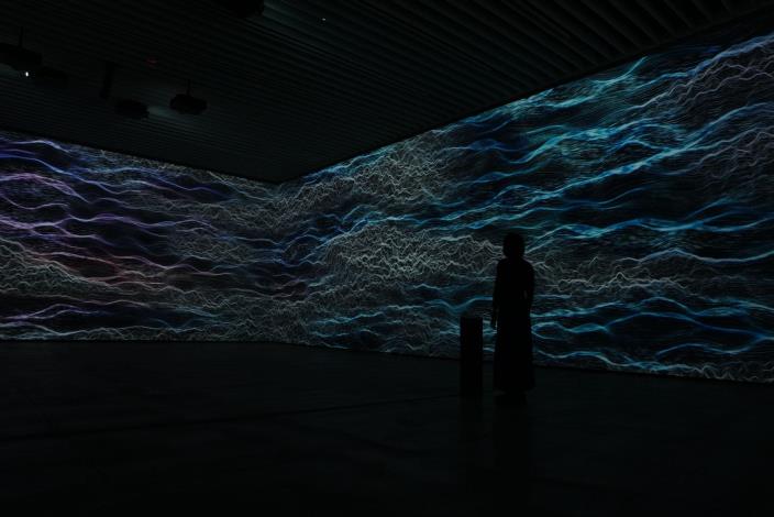 D展廳-視角Perspective-數位山水的三段詩-黑川互動媒體藝術。