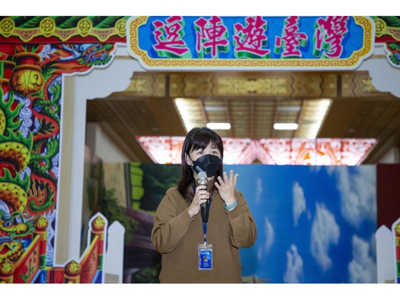 20211229「逗陣遊臺灣Amazing Taiwan」3D藝術展開幕式文化部次長李靜慧致詞