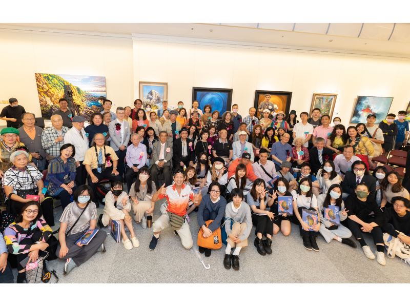 20230507台灣五月畫會67周年會員聯展 開幕式全體合照